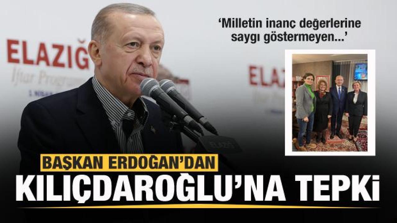 Başkan Erdoğan'dan Kılıçdaroğlu'na seccade tepkisi