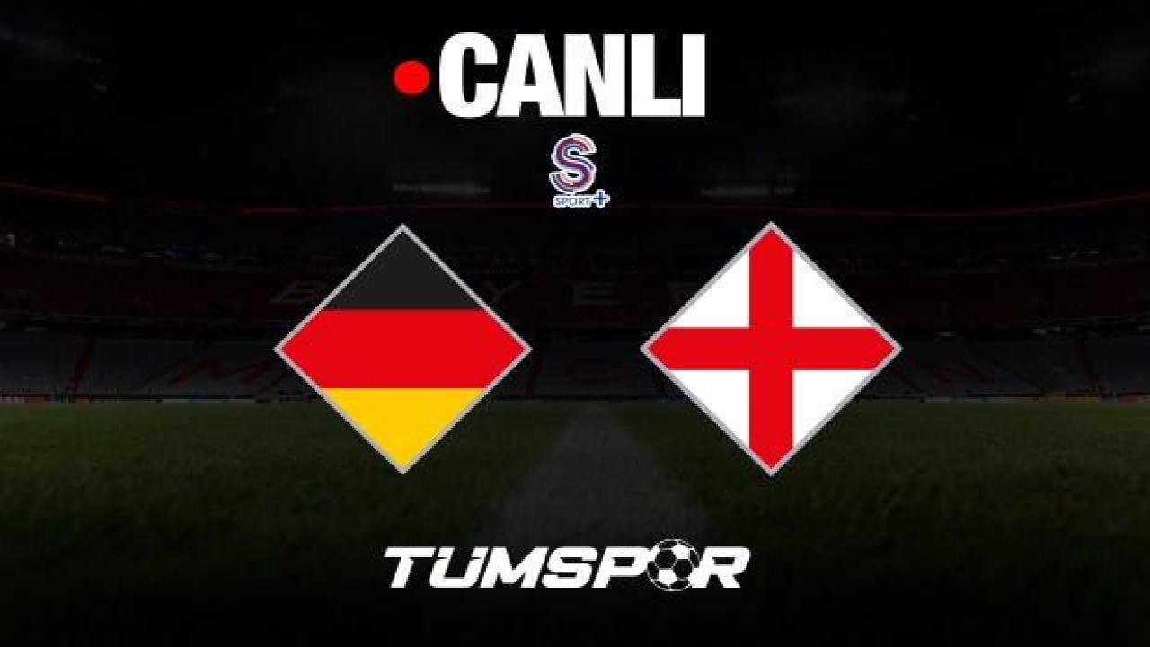 Almanya İngiltere CANLI izle | S Sport Plus internet yayını! Maçı şifresiz veren kanallar...