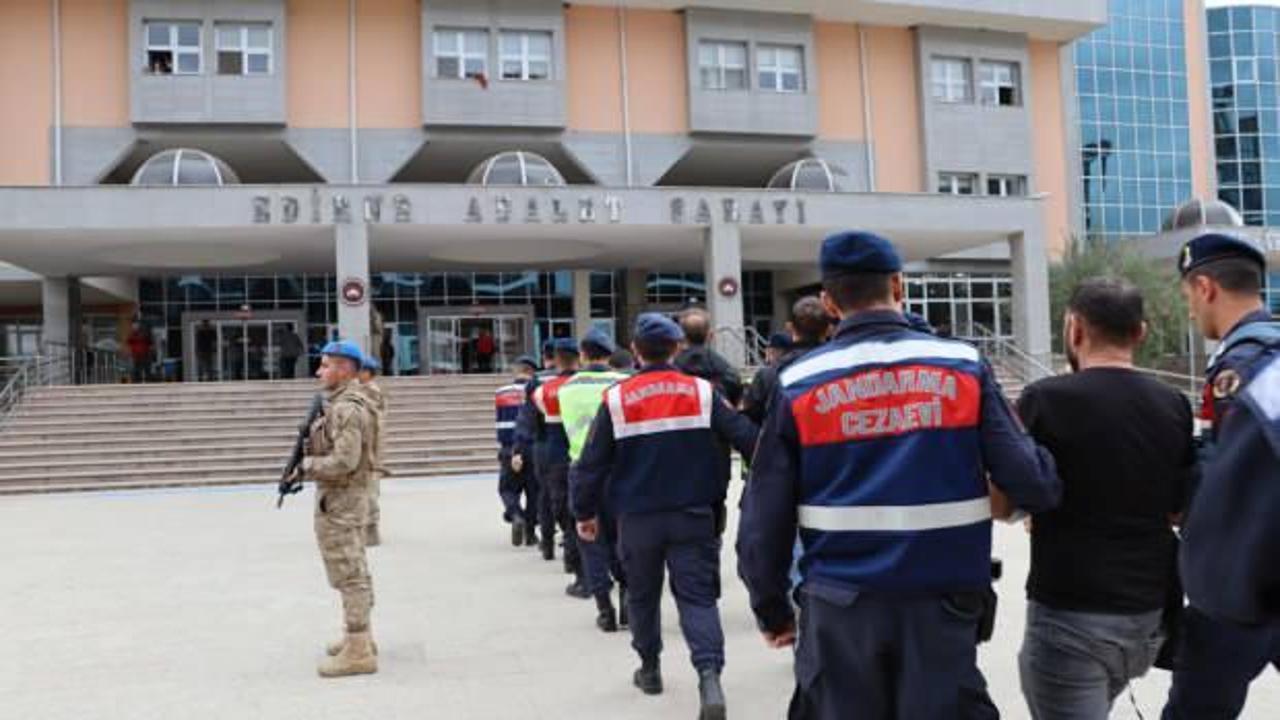 Edirne'de FETÖ ve PKK'ya operasyon: 13 gözaltı