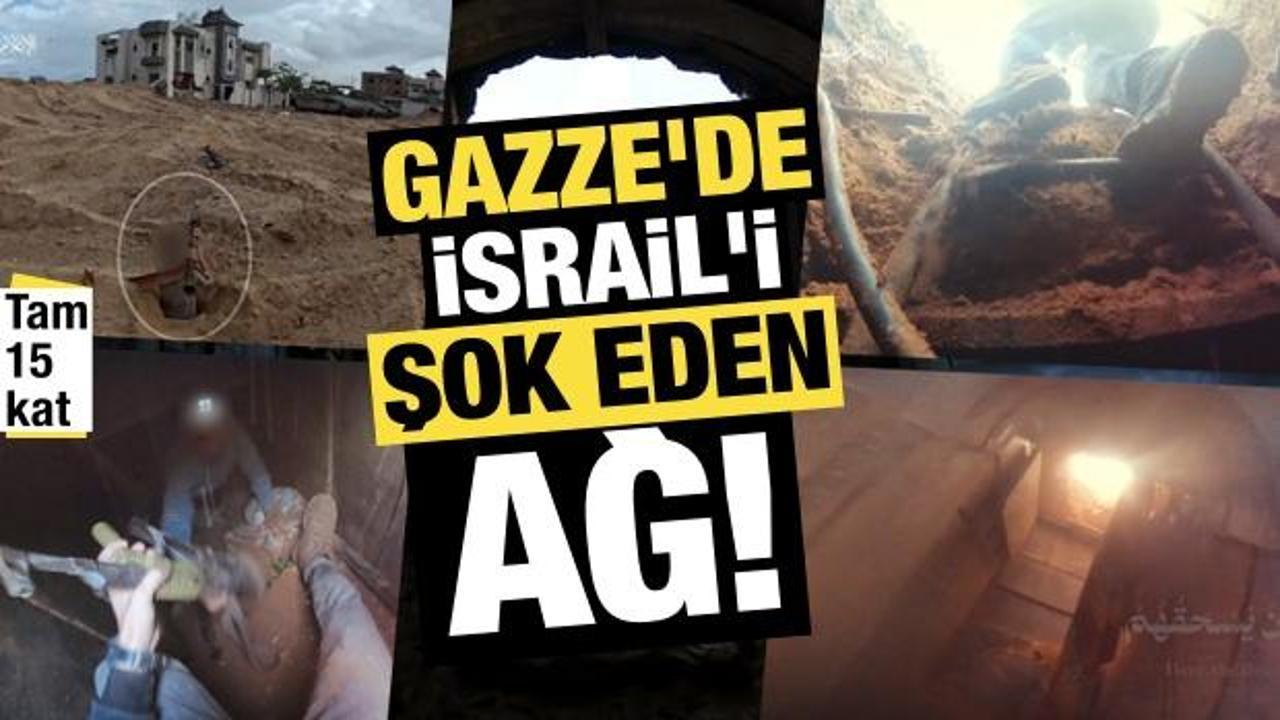 Gazze'de tünel değil örümcek ağı: '724 kilometre uzunluk, 15 kat derinlik, 5700 giriş!'