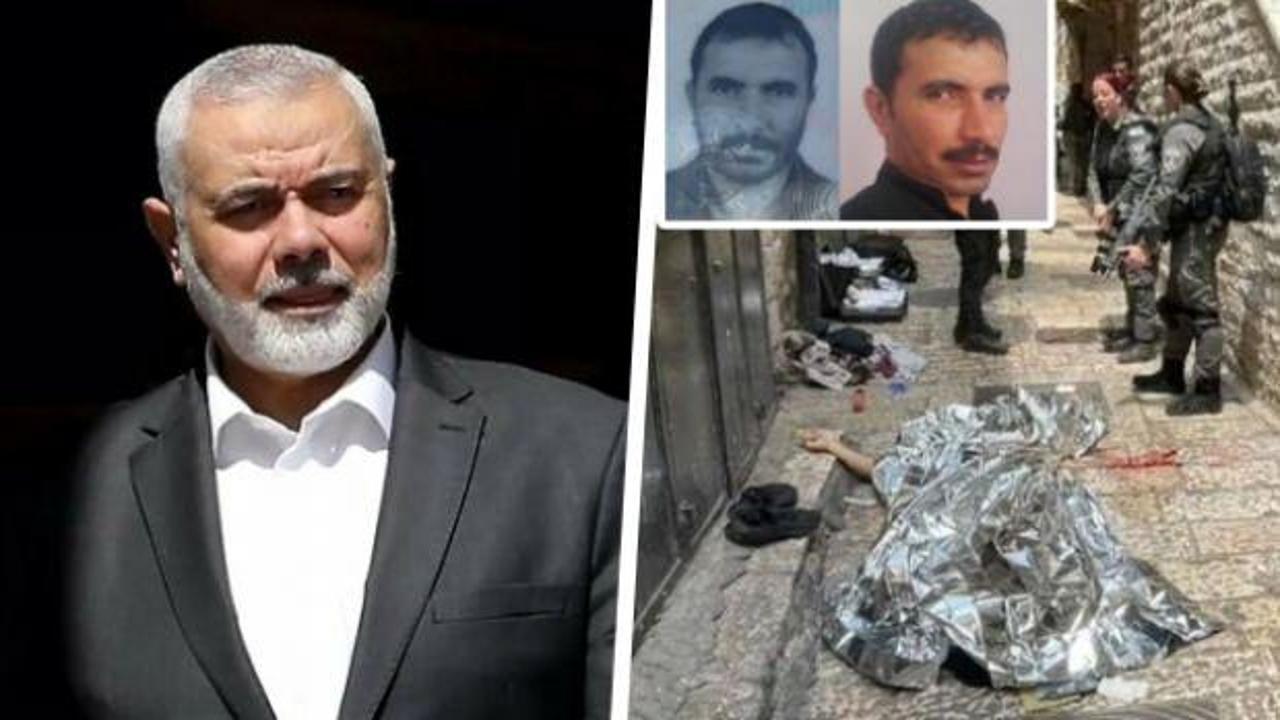 Hamas lideri Haniye’den Kudüs şehidi Hasan Saklanan’ın ailesine telefon