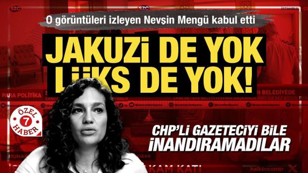 Jakuzi yalanı çürüdü: Fonlu medyanın 'Sancaktepe' yayınına Nevşin Mengü bile inanmadı