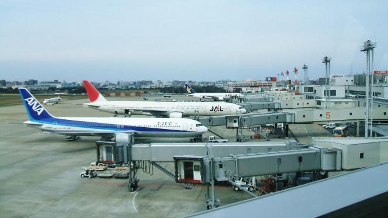 Japon yolcu uçağında panik