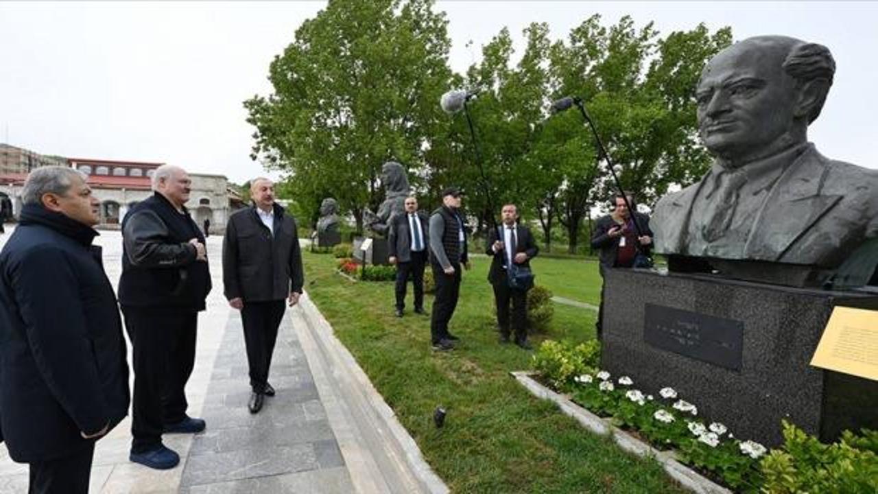 Lukaşenko, Azerbaycan'da Fuzuli ve Şuşa'yı ziyaret etti