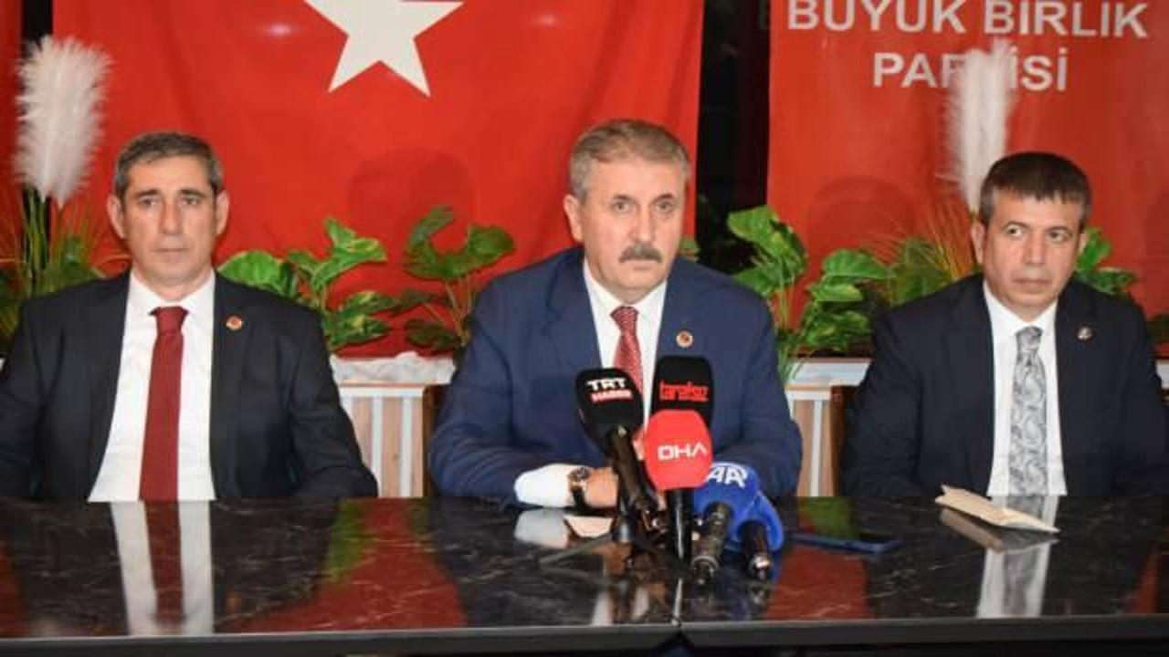Mustafa Destici'den DEM'li belediyelere: Terörden arınmazlarsa devlet gereğini yapar