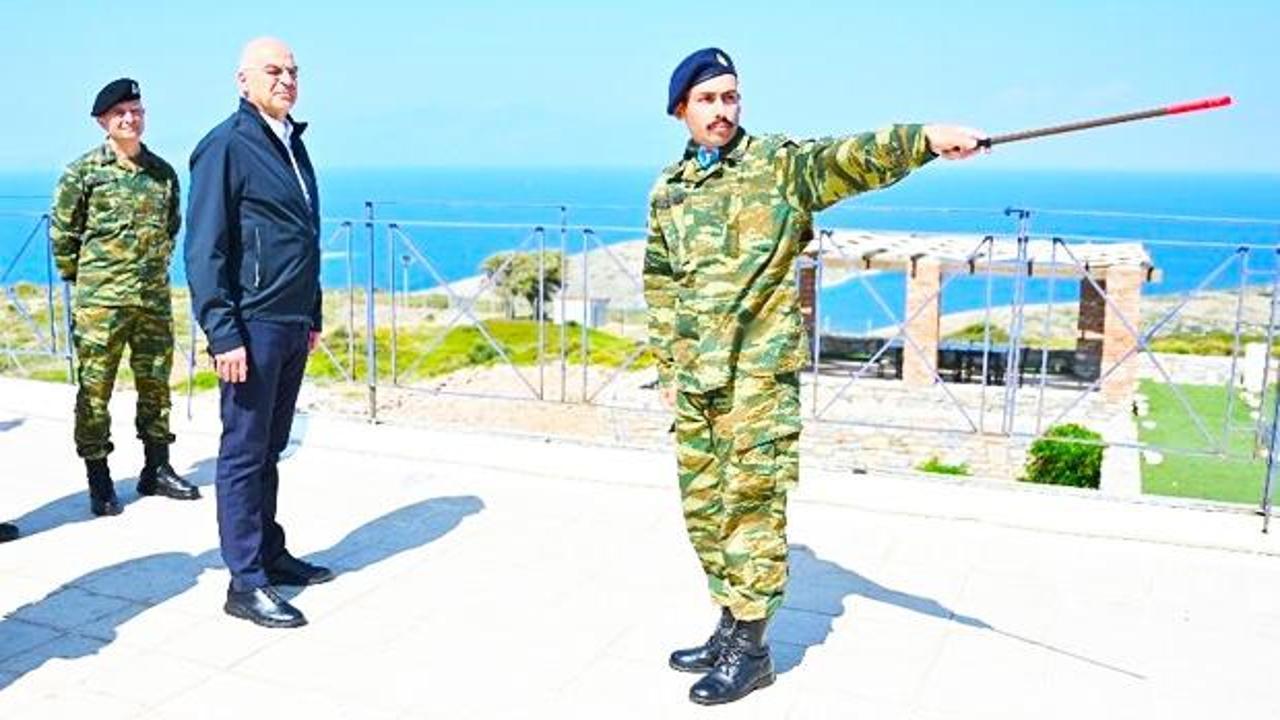 Yunan Bakan'dan Bodrum'un karşısındaki adalarda askeri şov