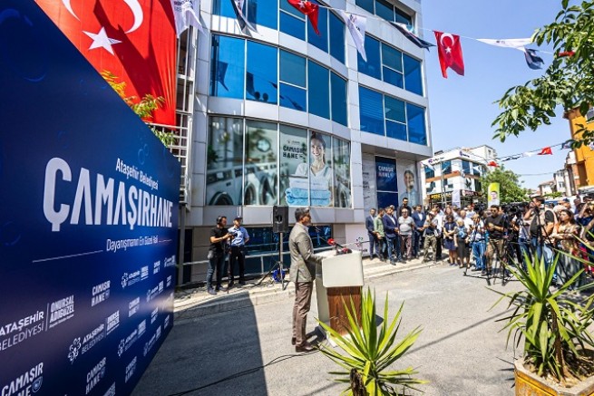 ATAŞEHİR’DE ÜCRETSİZ ÇAMAŞIRHANE AÇILDI