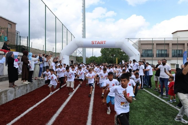 Çekmeköy’de Çocukların Maraton Heyecanı