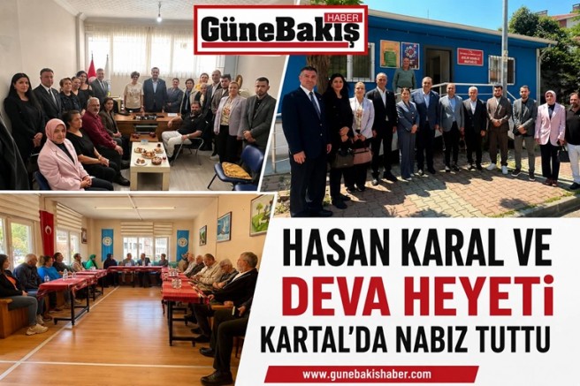 DEVA Heyeti Kartal’da Sahada