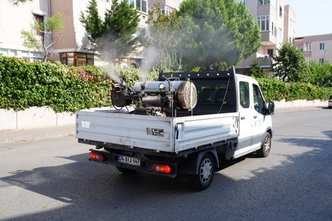 Kartal Belediyesi’nden Yaz Boyu Kesintisiz Sivrisinek ve Haşere Mücadelesi