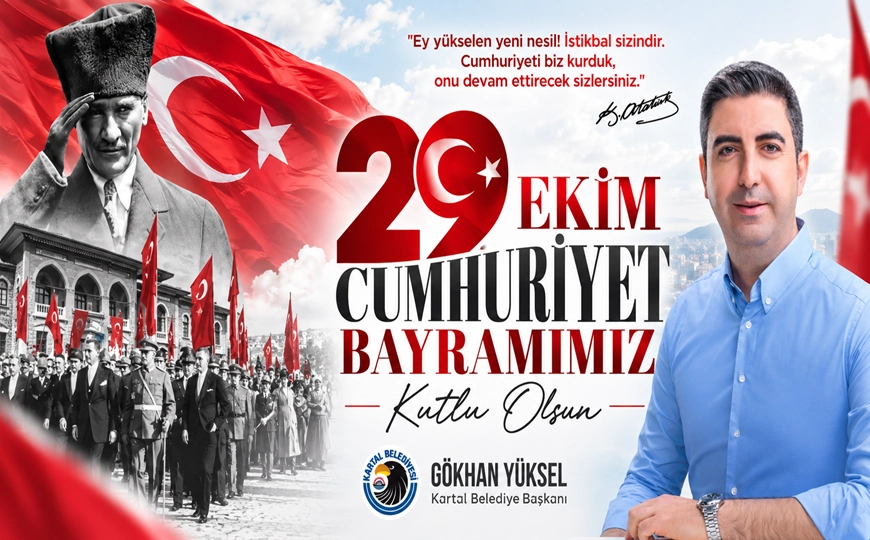 Başkan Gökhan Yüksel'den 29 Ekim Cumhuriyet Bayramı Mesajı