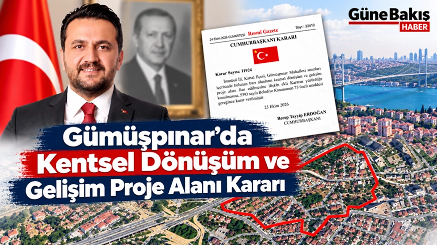 Gümüşpınar’da Kentsel Dönüşüm ve Gelişim Proje Alanı Kararı