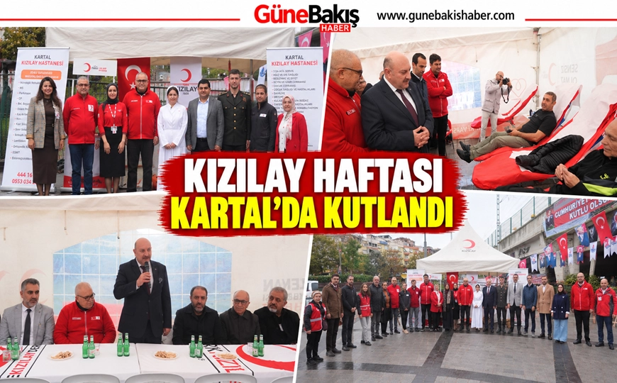Kızılay Haftası Kartal’da Kutlandı