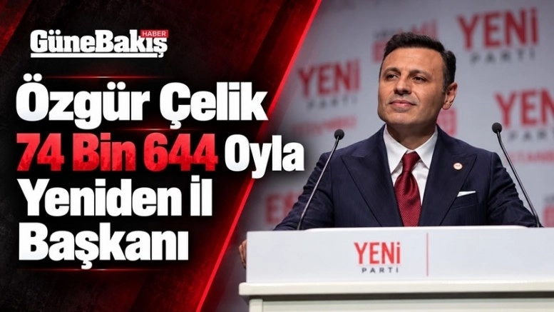 Tek Adaylı Seçimde 74 Bin 644 Oy Aldı: Özgür Çelik Yeniden İl Başkanı
