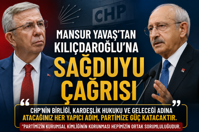 Mansur Yavaş'tan Kemal Kılıçdaroğlu'na: 
