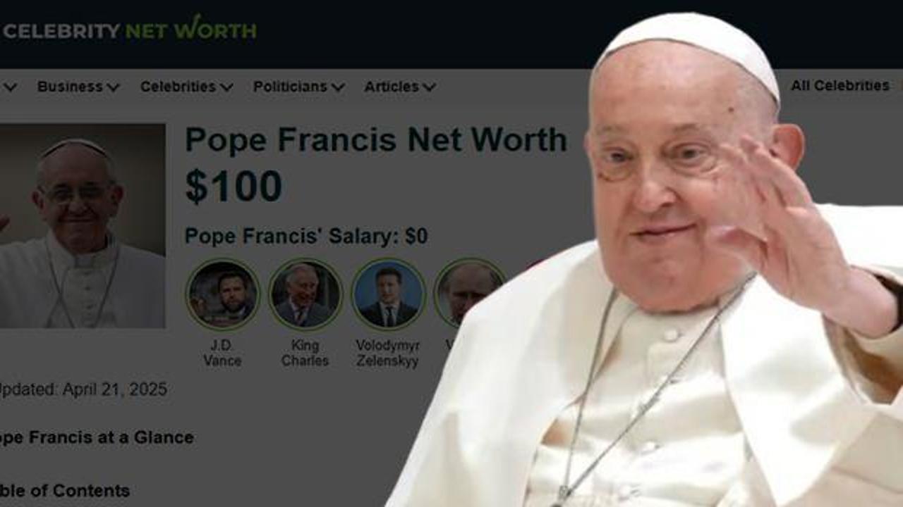Papa'nın bıraktığı servet herkesi şaşırttı