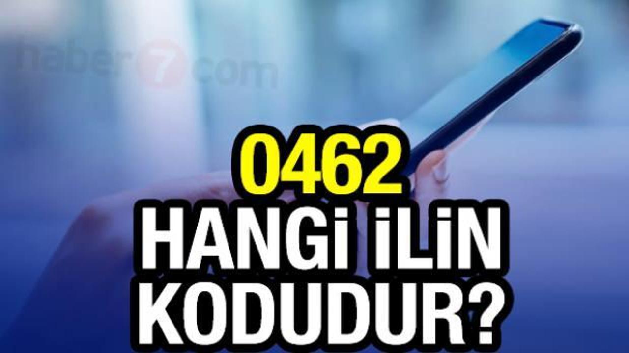 0462 hangi ilin alan kodu? 462 telefon kodu nerenin?