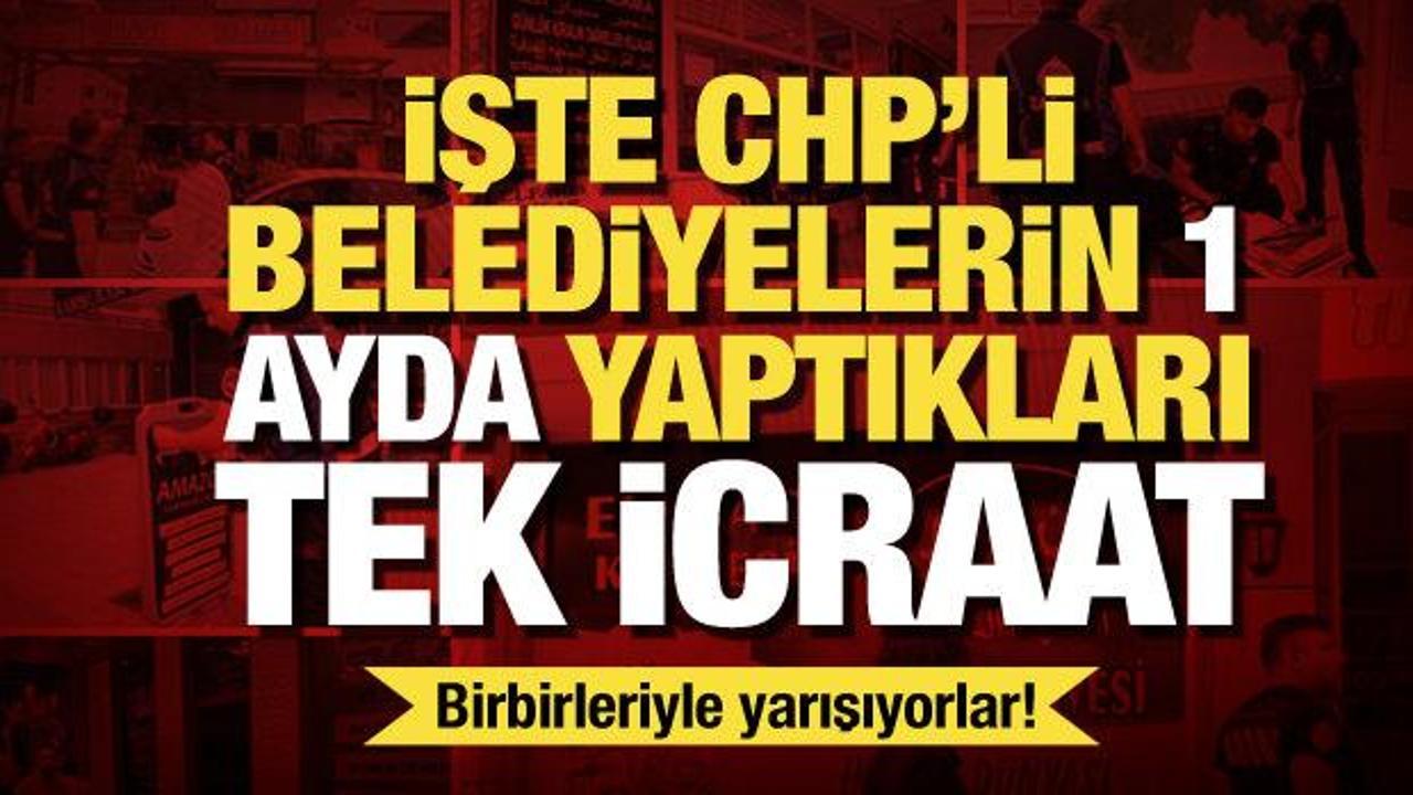 1 ayda yaptıkları tek iş bu!CHP'li belediyeler icraatta değil tabela avcılığında yarışıyor