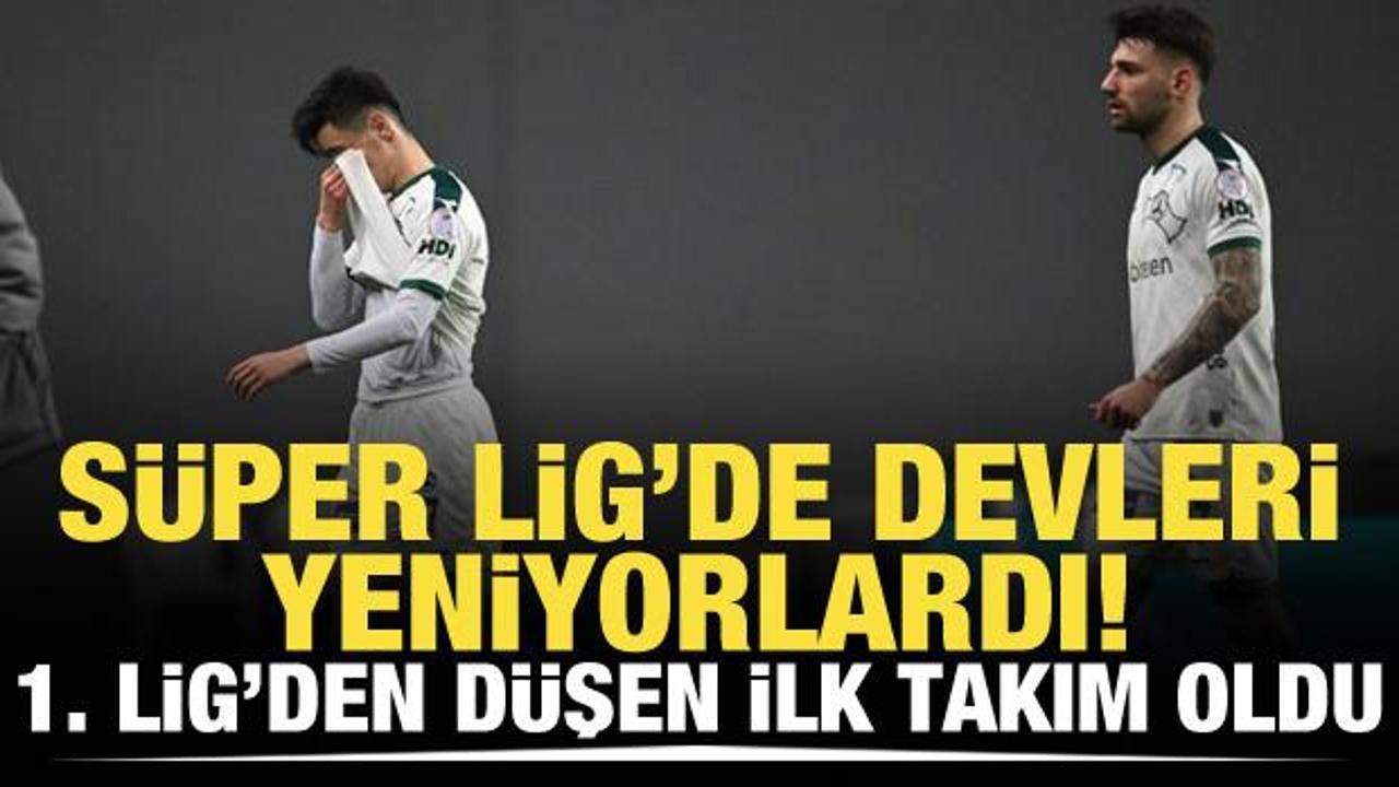 1. Lig'e veda eden ilk takım belli oldu
