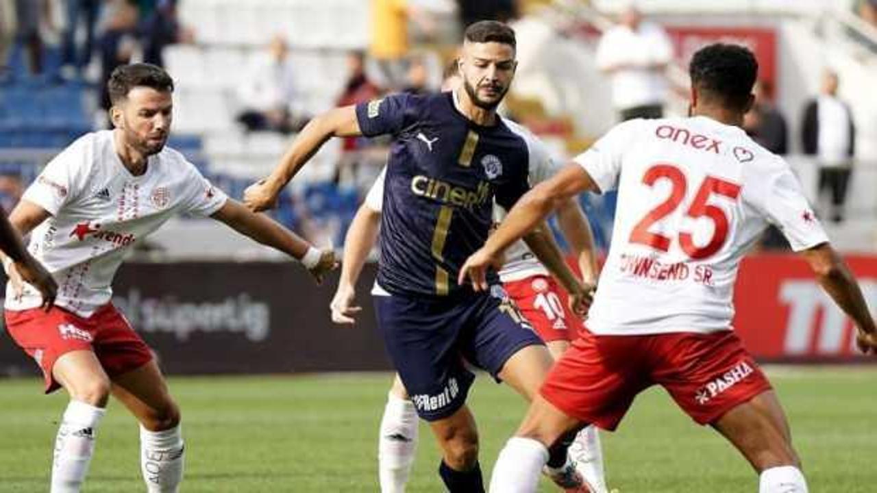 10 kişilik Kasımpaşa, Antalyaspor'a boyun eğmedi