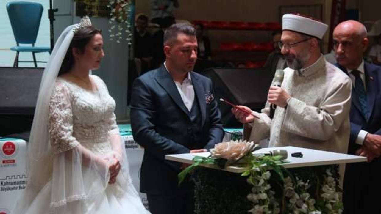 100 depremzede çift için toplu nikah töreni yapıldı