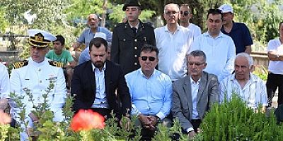 15 Temmuz Şehidi Şükrü Bayrakçı Mezarı Başında Dualarla Anıldı