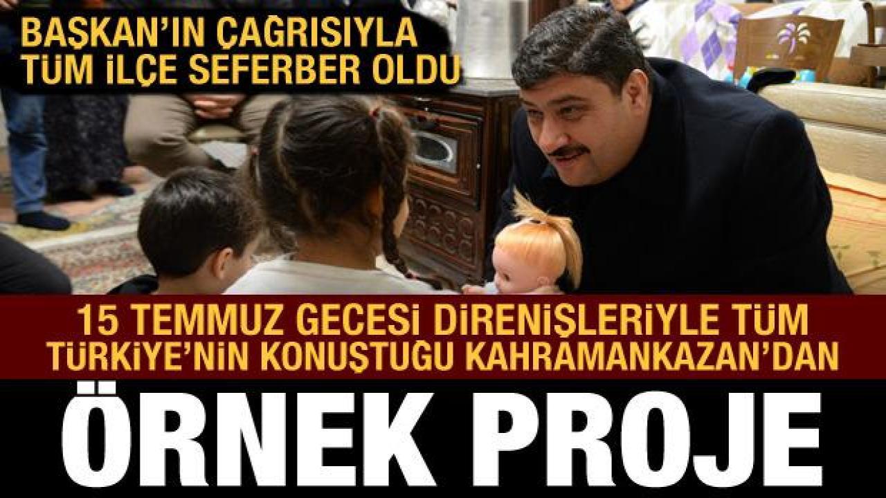 15 Temmuz'un kahramanı Kahramankazan'dan örnek proje: Depremzedelere yuva oldu