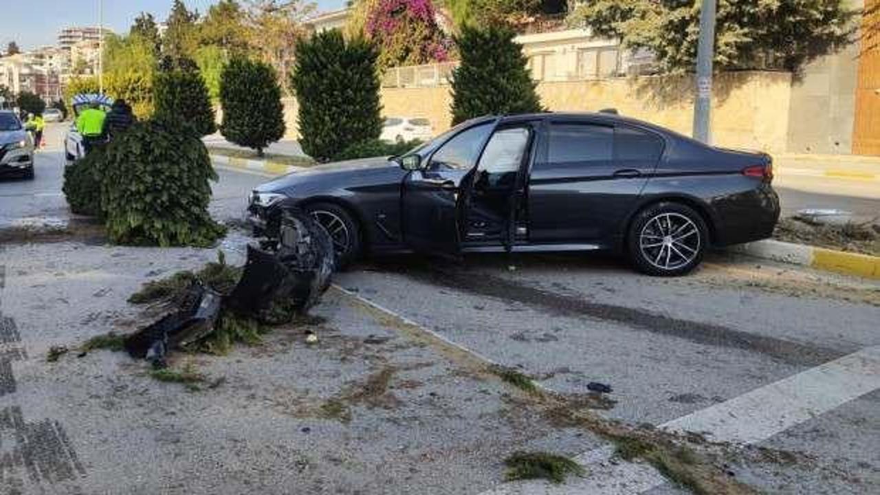 15 yaşındaki çocuk sürücü aşırı hızla kaza yaptı: Ortalık savaş alanına döndü