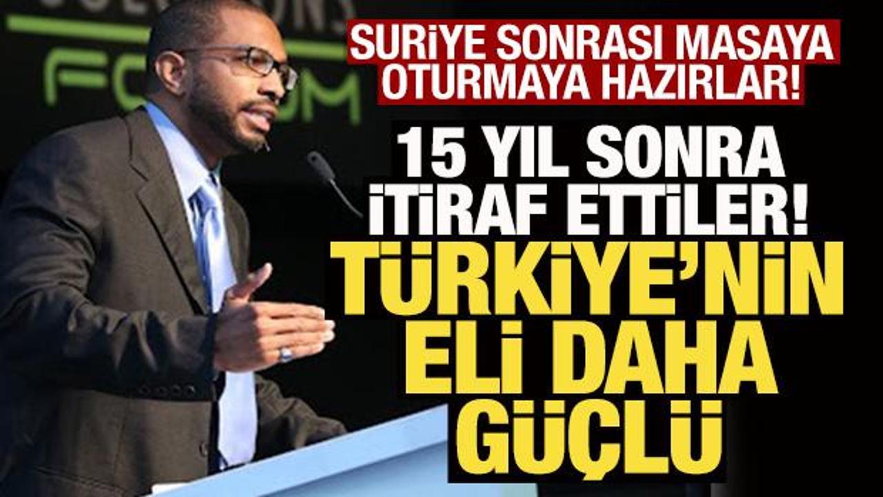15 yıl sonra itiraf gibi açıklama: 'Türkiye'nin eli daha güçlü, masaya geliyorlar'
