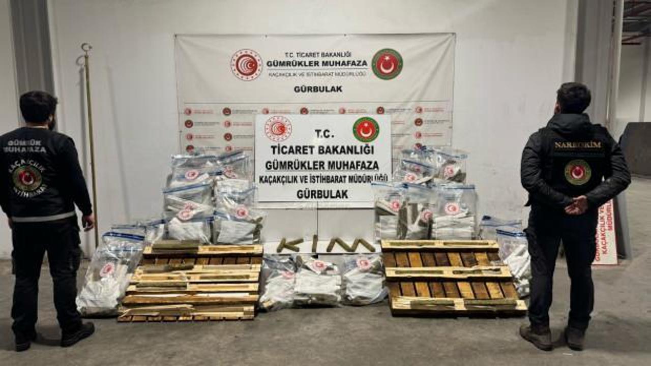 182 kilogram uyuşturucuya el konuldu!
