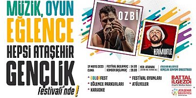 19 MAYIS ATAŞEHİR’DE GENÇLİK FESTİVALİ İLE KUTLANACAK