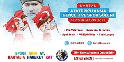19 Mayıs'ın 104. Yılında Kartal'da Coşkulu Kutlama