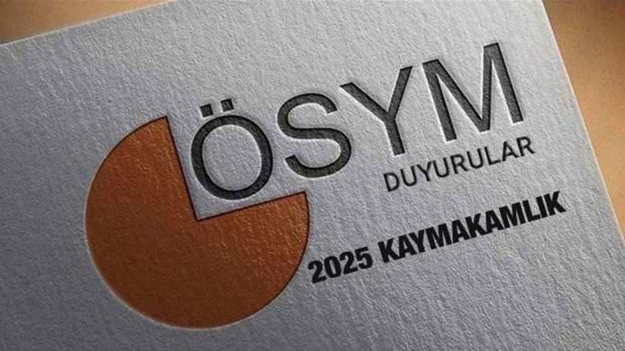 2025 KAYMAKAMLIK SINAV SONUÇLARI: ÖSYM duyurdu