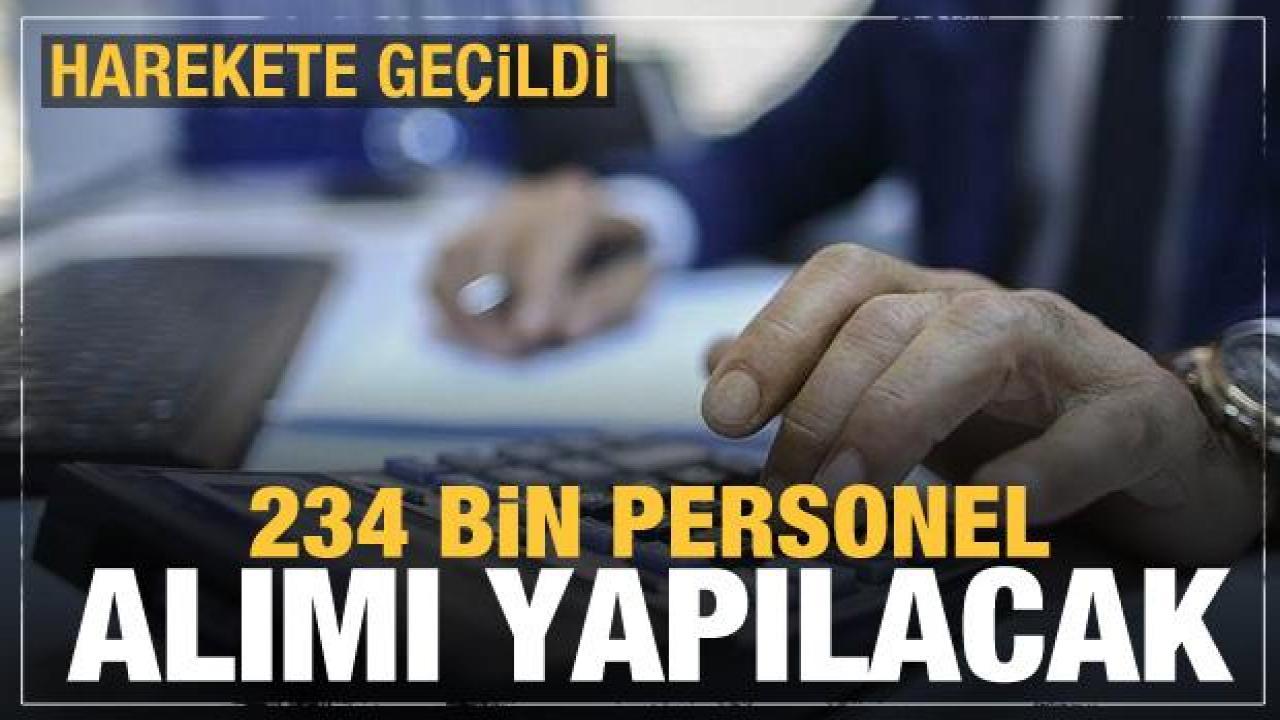 234 bin yeni personel alınacak! Kamu ve özel sektör harekete geçti