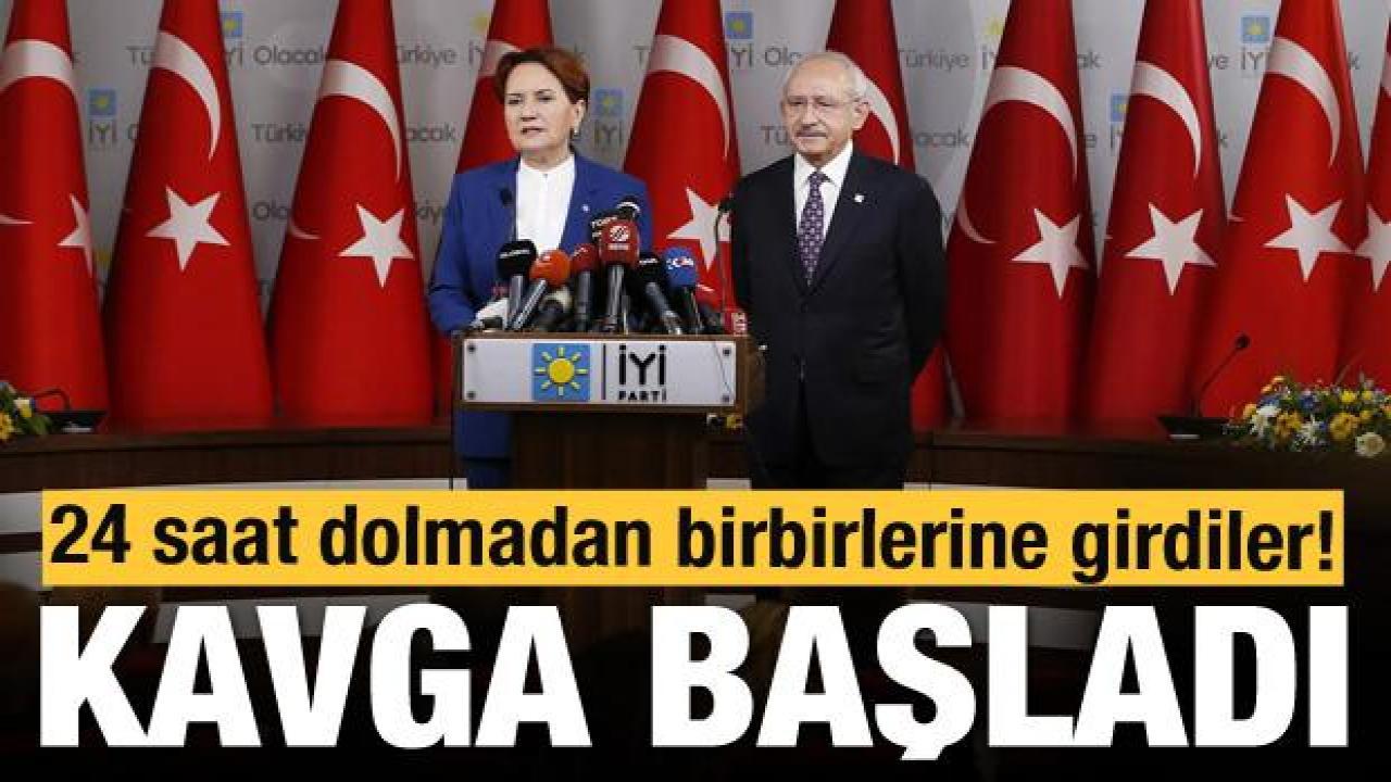 24 saat dolmadan birbirlerine girdiler! Kavga başladı