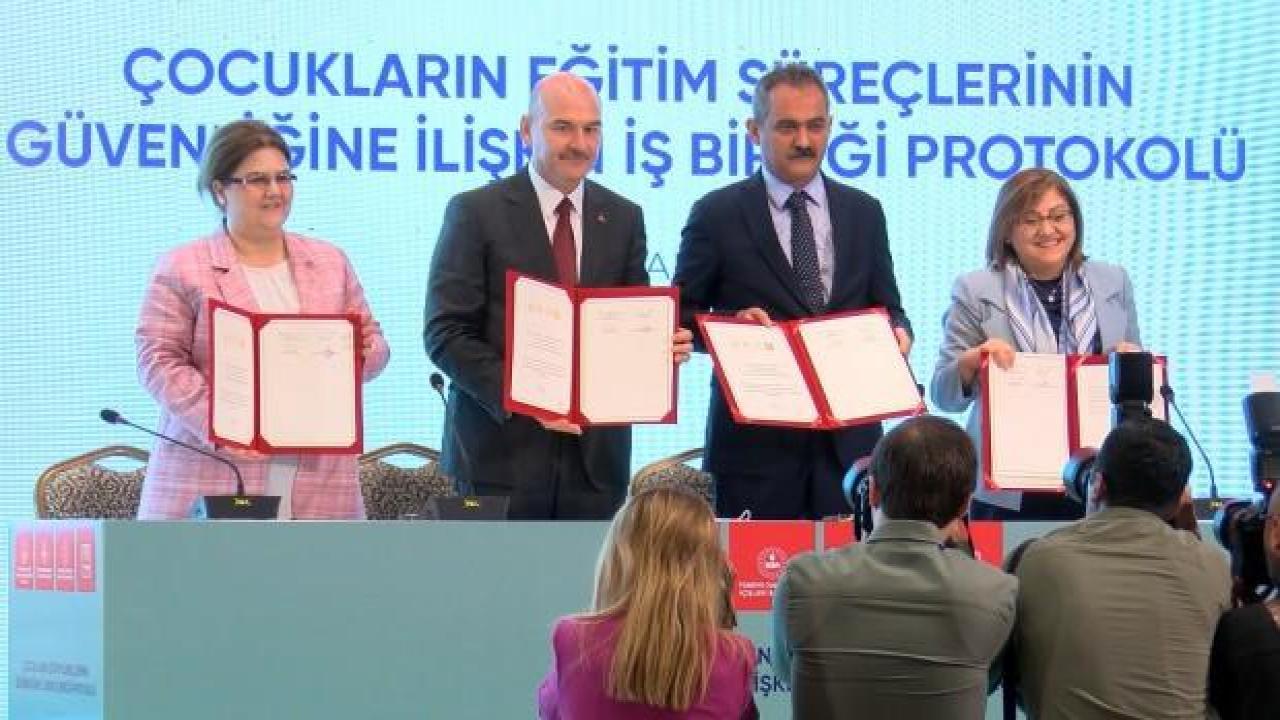 3 bakanlıktan çocukların eğitim sürecinin güvenliği için iş birliği