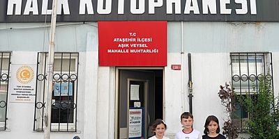    3 KÜÇÜK KARDEŞ, GELECEKLERİNİ KÜTÜPHANEDE İNŞA EDİYOR
