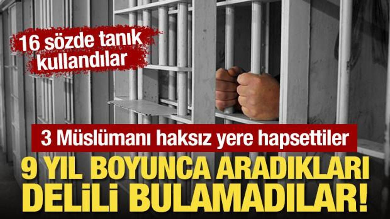3 Müslümanı haksız yere hapsettiler, 9 yıl boyunca aradıkları delili bulamadılar!