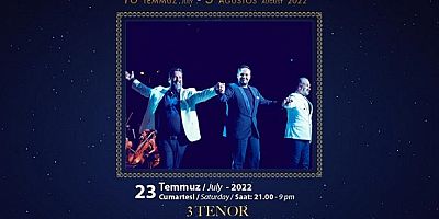 3 Tenor Konseri Bodrum Antik Tiyatroda Seyirci ile Buluşmaya Hazırlanıyor