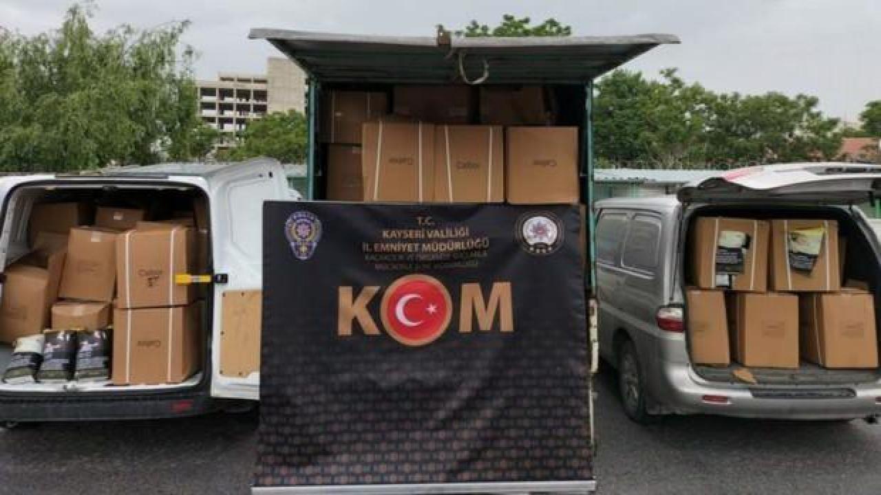 3 tona yakın sahte bandrollü tütün yakalandı!