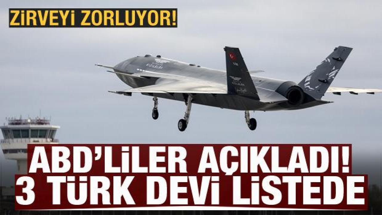 3 Türk devi ABD'lilerin listesinde! Zirveyi zorluyorlar