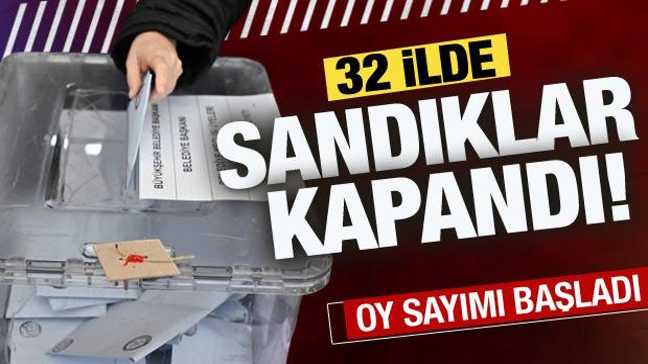 32 ilde sandıklar kapandı