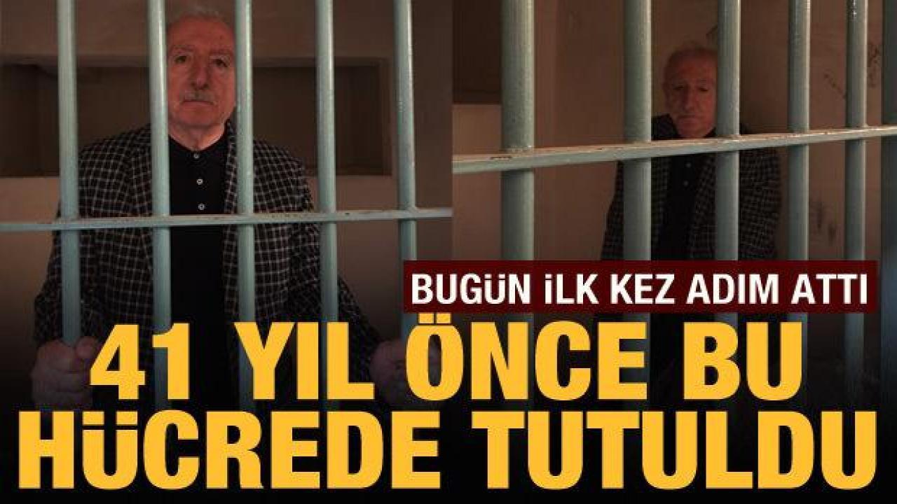 41 yıl önce Diyarbakır Cezaevi'nde yatan Orhan Miroğlu, hücresinden fotoğraf paylaştı
