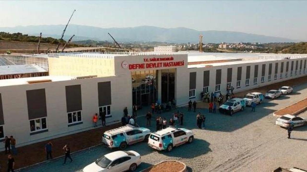 60 günde tamamlanan Defne Devlet Hastanesi hizmete açılıyor