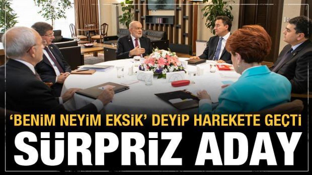 6'lı masada sürpriz aday! 'Benim neyim eksik' diyerek harekete geçti