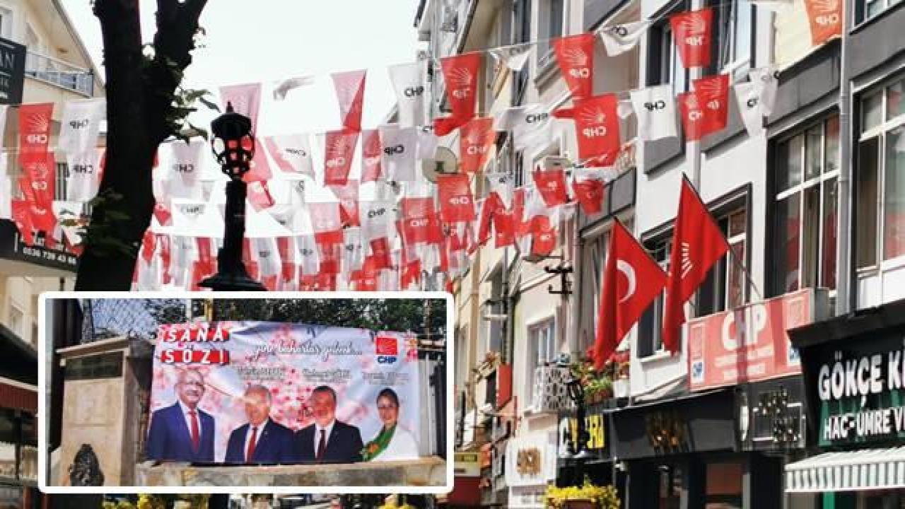 7’li koalisyon bildiğini okudu! Seçim yasağına uymadılar, okula bile afiş astılar