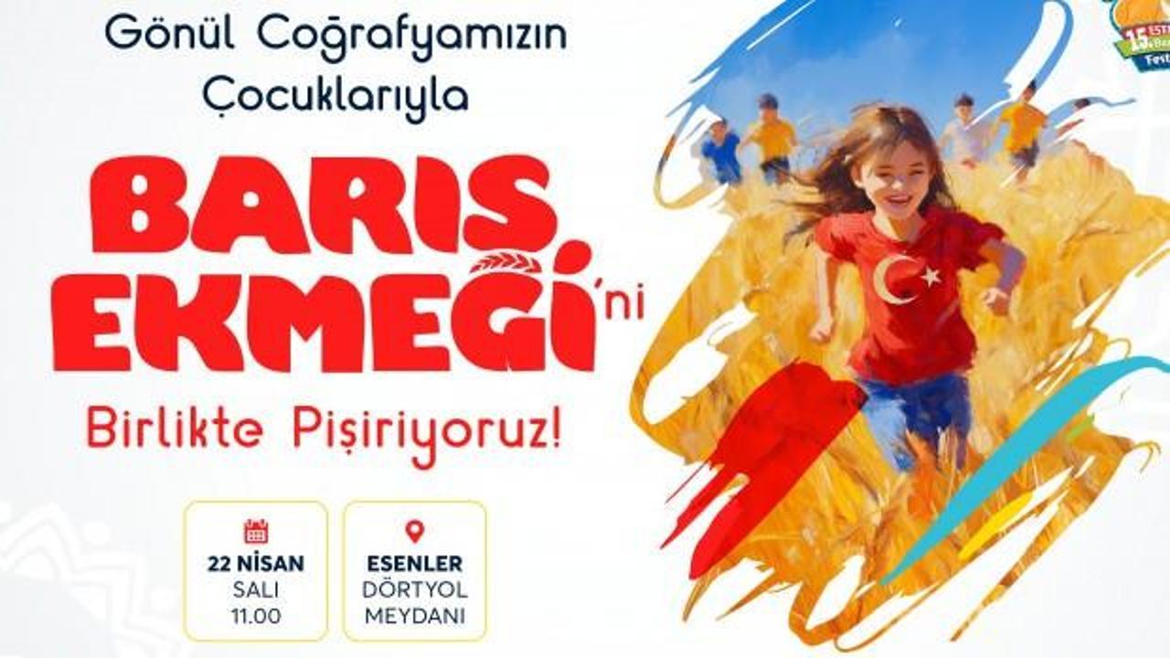 8 ülkeden gelen çocuklar barış ekmeği pişirecek