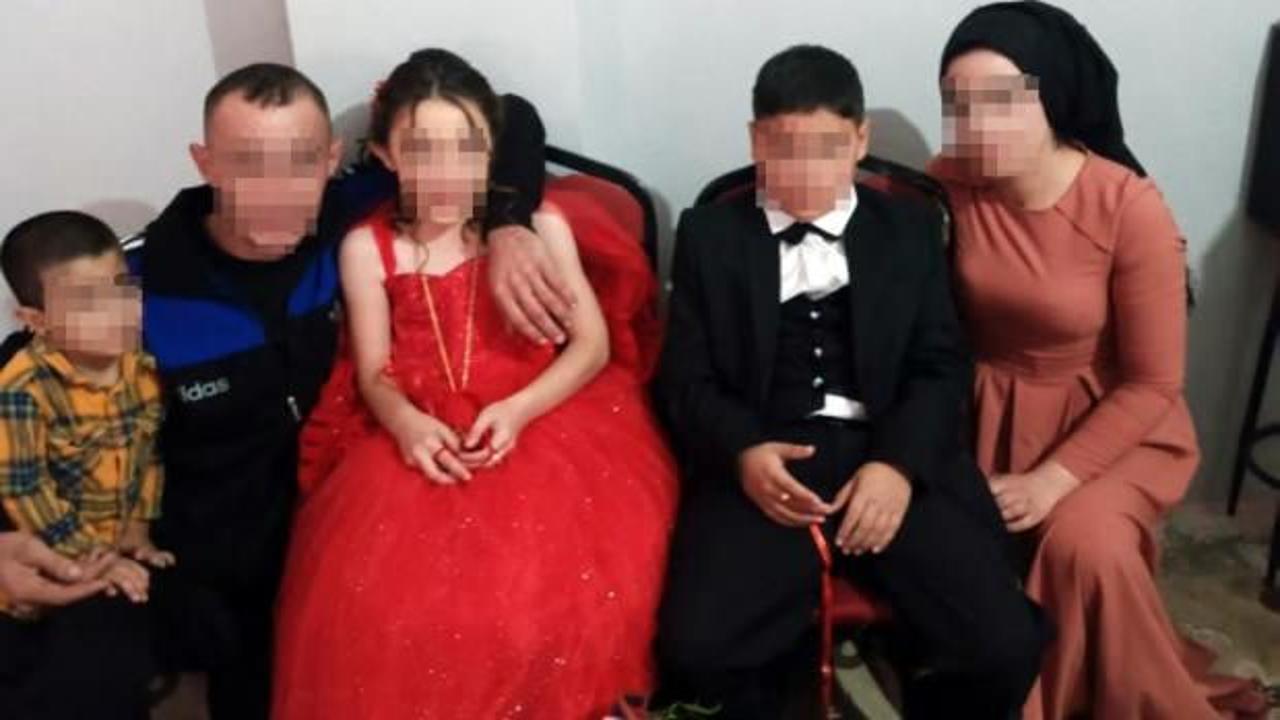 8 ve 9 yaşlarındaki çocuklara nişan törenine inceleme!