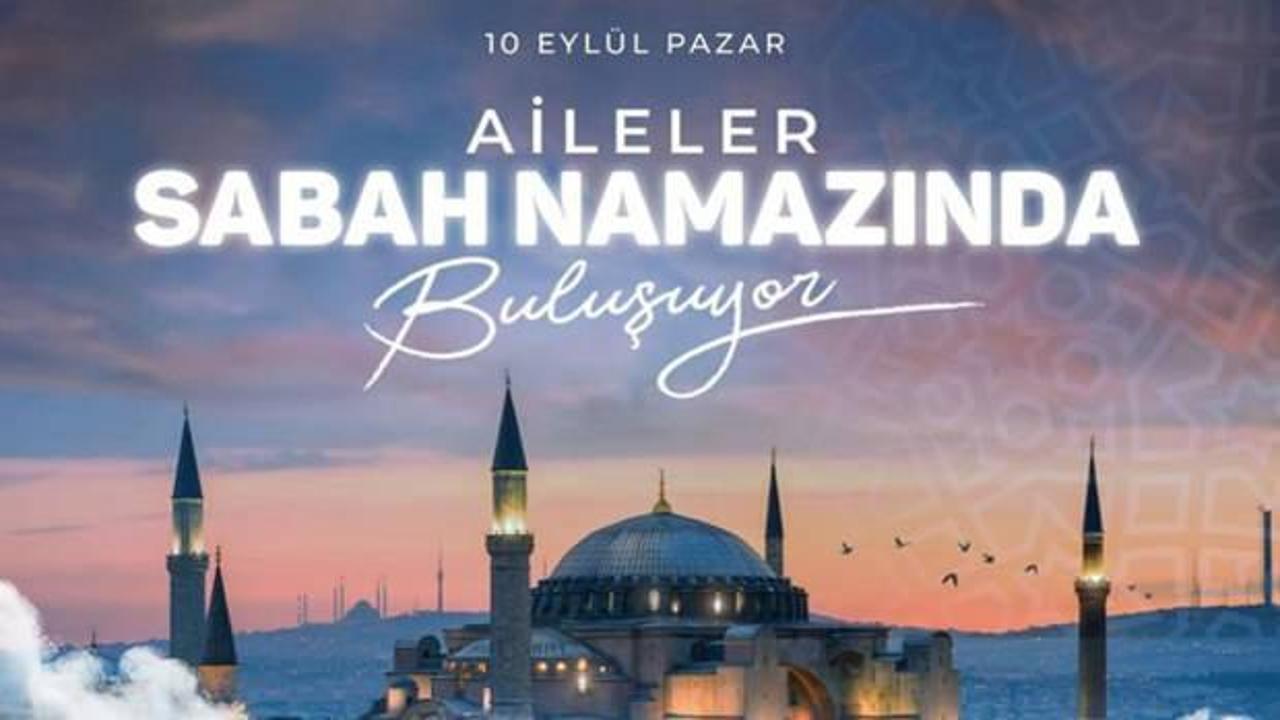 81 ilde gençler ve aileler pazar günü sabah namazında buluşacak