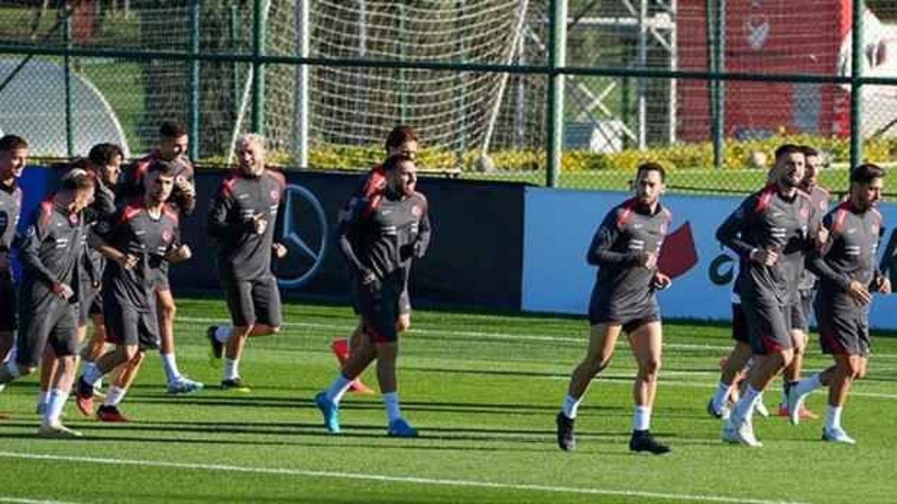 A Milli Takım'da 5 isim antrenmana katıldı